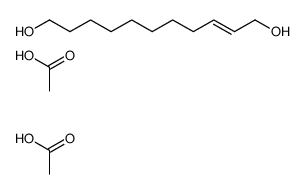 acetic acid,undec-2-ene-1,11-diol结构式