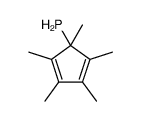 (1,2,3,4,5-pentamethylcyclopenta-2,4-dien-1-yl)phosphane结构式