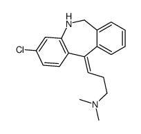 N-[(2Z)-2-(3-chloro-10H-acridin-9-ylidene)ethyl]-N-ethyl-ethanamine结构式