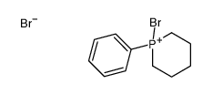 1-bromo-1-phenylphosphinan-1-ium,bromide结构式