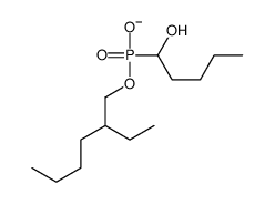 2-ethylhexoxy(1-hydroxypentyl)phosphinate结构式
