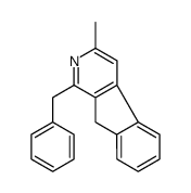 1-benzyl-3-methyl-9H-indeno[2,1-c]pyridine结构式