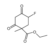 ethyl 5-fluoro-1-methyl-2,4-dioxocyclohexane-1-carboxylate Structure