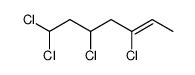 3,5,7,7-tetrachlorohept-2-ene结构式