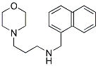 (3-MORPHOLIN-4-YL-PROPYL)-NAPHTHALEN-1-YLMETHYL-AMINE结构式