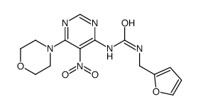 1-(furan-2-ylmethyl)-3-(6-morpholin-4-yl-5-nitropyrimidin-4-yl)urea Structure
