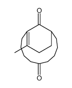 12-methylbicyclo[9.3.1]pentadec-11-ene-6,15-dione结构式