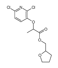 2-(2,6-Dichloro-pyridin-3-yloxy)-propionic acid tetrahydro-furan-2-ylmethyl ester Structure