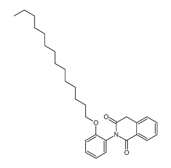 2-(2-tetradecoxyphenyl)-4H-isoquinoline-1,3-dione结构式