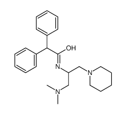 N-[1-(dimethylamino)-3-piperidin-1-ylpropan-2-yl]-2,2-diphenylacetamide Structure