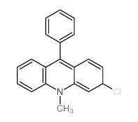 3-chloro-10-methyl-9-phenyl-3H-acridine structure