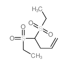 1-Butene,4,4-bis(ethylsulfonyl)- Structure