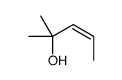 4-methyl-2-penten-4-ol结构式