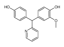 4-[(4-hydroxyphenyl)-pyridin-2-ylmethyl]-2-methoxyphenol Structure