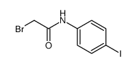 2-bromo-N-(4-iodophenyl)acetamide structure