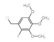 Benzene,1-(chloromethyl)-2-iodo-3,4,5-trimethoxy- Structure