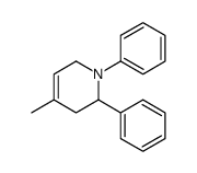 4-methyl-1,2-diphenyl-3,6-dihydro-2H-pyridine结构式
