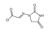 [[(2,4-dioxo-1-imidazolidinyl)imino]methyl]formic acid chloride Structure