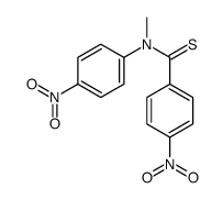 N-methyl-4-nitro-N-(4-nitrophenyl)benzenecarbothioamide结构式