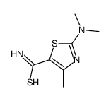 2-(dimethylamino)-4-methyl-1,3-thiazole-5-carbothioamide Structure