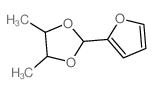 1,3-Dioxolane,2-(2-furanyl)-4,5-dimethyl- Structure