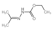 ethyl N-(propan-2-ylideneamino)carbamate Structure