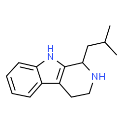 1-Isobutyl-1,2,3,4-tetrahydro-β-carboline结构式