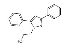 2-(3,5-diphenylpyrazol-1-yl)ethanol结构式