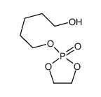 5-[(2-oxo-1,3,2λ5-dioxaphospholan-2-yl)oxy]pentan-1-ol Structure