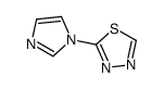1,3,4-Thiadiazole,2-(1H-imidazol-1-yl)- structure