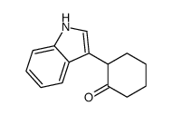 2-(1H-indol-3-yl)cyclohexan-1-one结构式