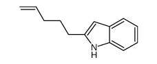 2-pent-4-enyl-1H-indole Structure
