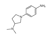 1-(4-AMINOPHENYL)-N,N-DIMETHYL-3-PYRROLIDINAMINE结构式