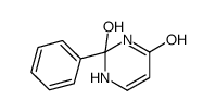 2,3-dihydro-2-hydroxy-2-phenyl-1H-pyrimidin-4-one结构式