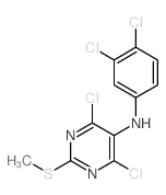 5-Pyrimidinamine,4,6-dichloro-N-(3,4-dichlorophenyl)-2-(methylthio)- picture