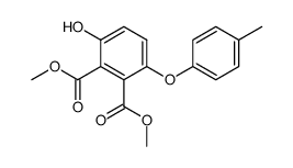 dimethyl 3-(p-tolyloxy)-6-hydroxyphthalate结构式