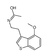 N-[2-(4-methoxy-1-benzothiophen-3-yl)ethyl]acetamide结构式