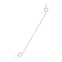 4,4'-oxybis[dodecylbenzenesulphonic] acid structure