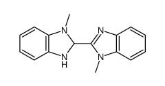 1,1'-dimethyl-2,3-dihydro-1H,1'H-2,2'-bibenzo[d]imidazole结构式