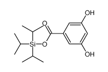 tri(propan-2-yl)silyl 3,5-dihydroxybenzoate Structure