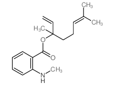 3,7-dimethylocta-1,6-dien-3-yl 2-methylaminobenzoate picture