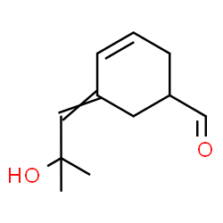 5-(2-hydroxy-2-methylpropylidene)cyclohex-3-ene-1-carbaldehyde结构式