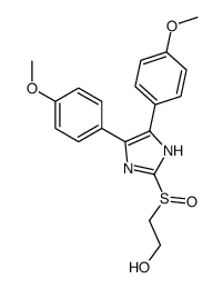 4,5-bis(4-methoxyphenyl)-2-(2-hydroxyethylsulfinyl)imidazole picture