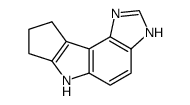 1H-Cyclopenta[4,5]pyrrolo[3,2-e]benzimidazole,6,7,8,9-tetrahydro-(9CI) Structure