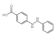 4-(2-phenylhydrazinyl)benzoic acid Structure