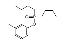 Dibutylphosphinic acid m-tolyl ester Structure