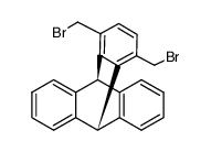 1,4-Bis(brommethyl)triptycen结构式