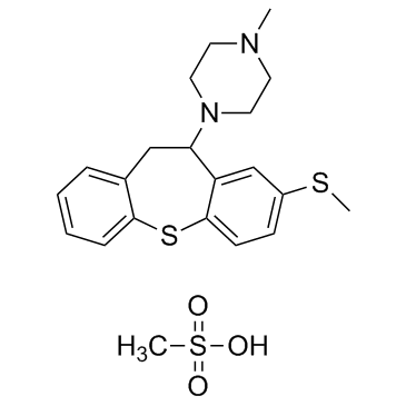 Methiothepin甲磺酸盐结构式