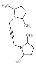 1-[4-(2,5-dimethylpyrrolidin-1-yl)but-2-ynyl]-2,5-dimethyl-pyrrolidine Structure