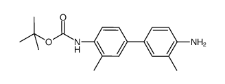 叔-丁基 N-{4-氨基-3,3-二甲基-[1,1-二联苯]-4-基}氨基甲酯结构式